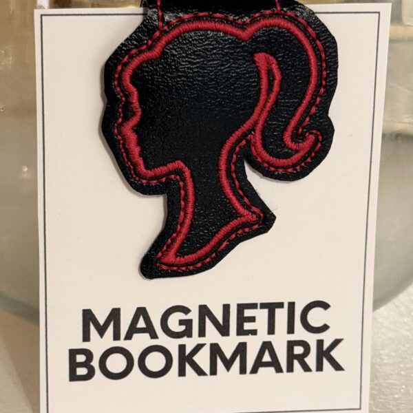 Embroidered Fashion Doll Magnetic Bookmark