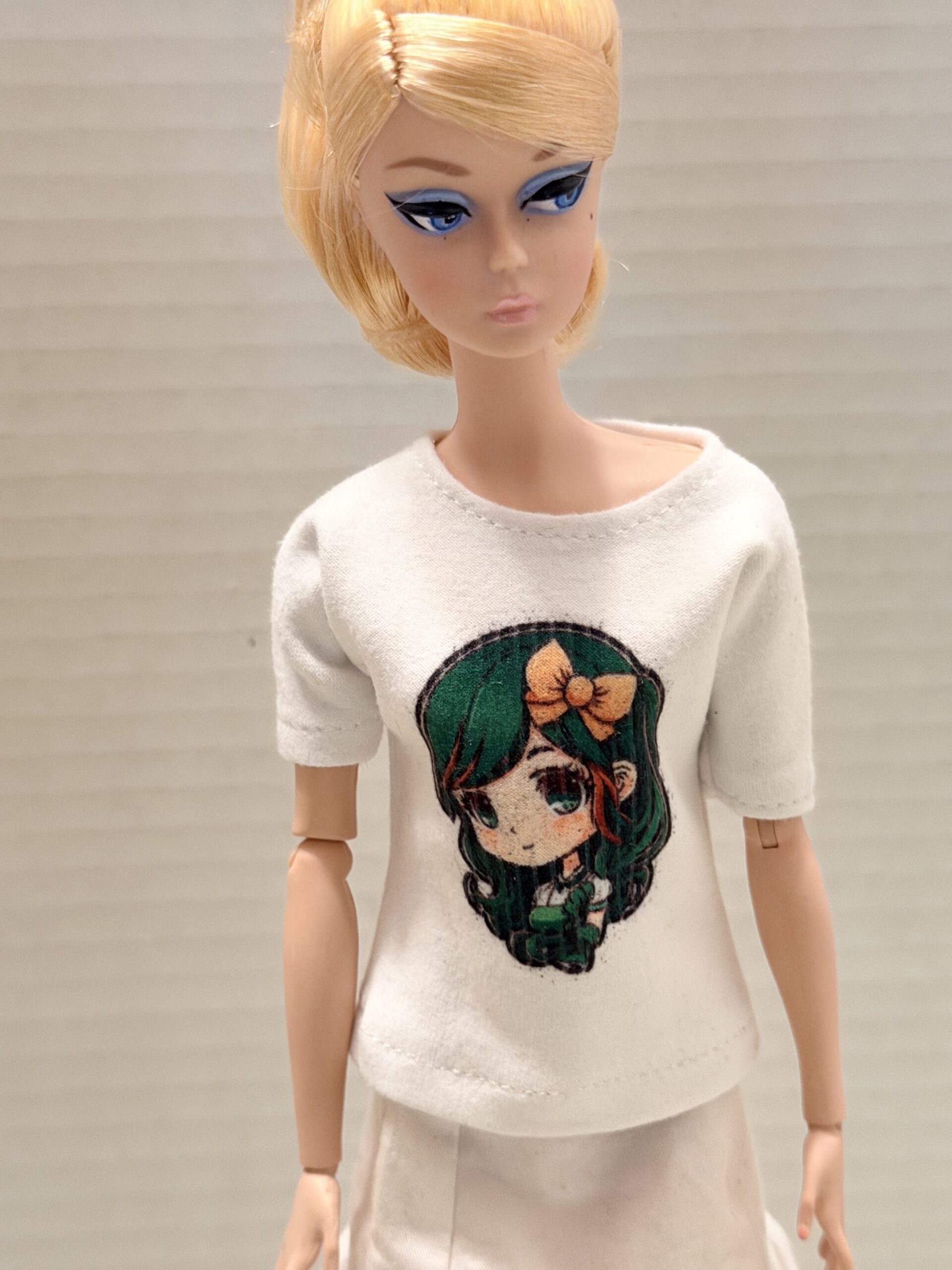 St Patrick's day fashion doll shirt