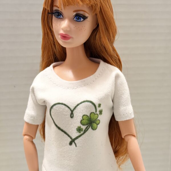 St Patrick’s Day Theme T-shirt for Fashion dolls
