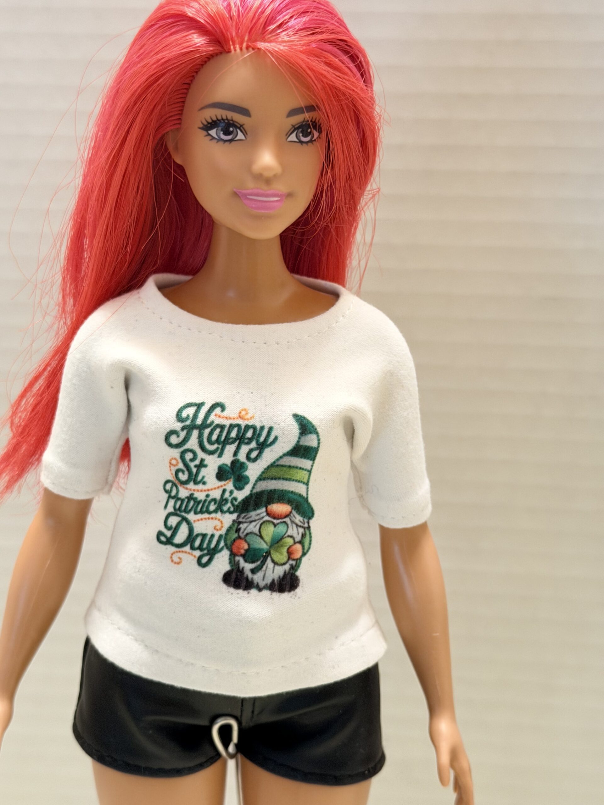 St Patrick’s day fashion doll shirt
